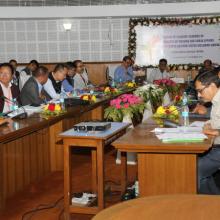 REVIEW MEETING FOR NORTH EASTERN STATE INCLUDING SIKKIM AT TRIPURA